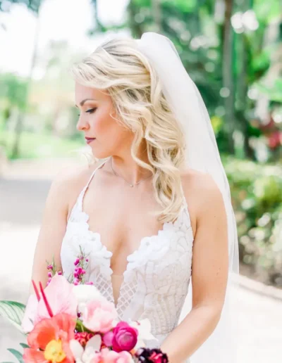 Bridal hair and makeup medium blonde