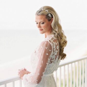bridal hair and wedding makeup Kaity - Balcony